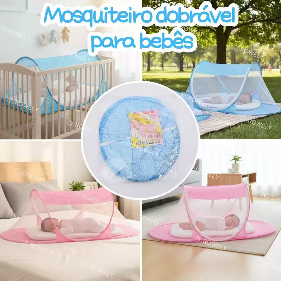 Mosquiteiro Bebê Dobrável